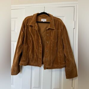 Time and Tru XXXL Brown Corduroy Jacket
